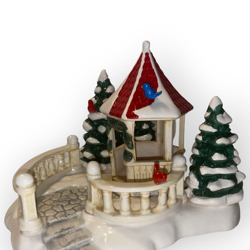 Department 56 "Snow Village Gazebo" Original Snow Village Building 1989